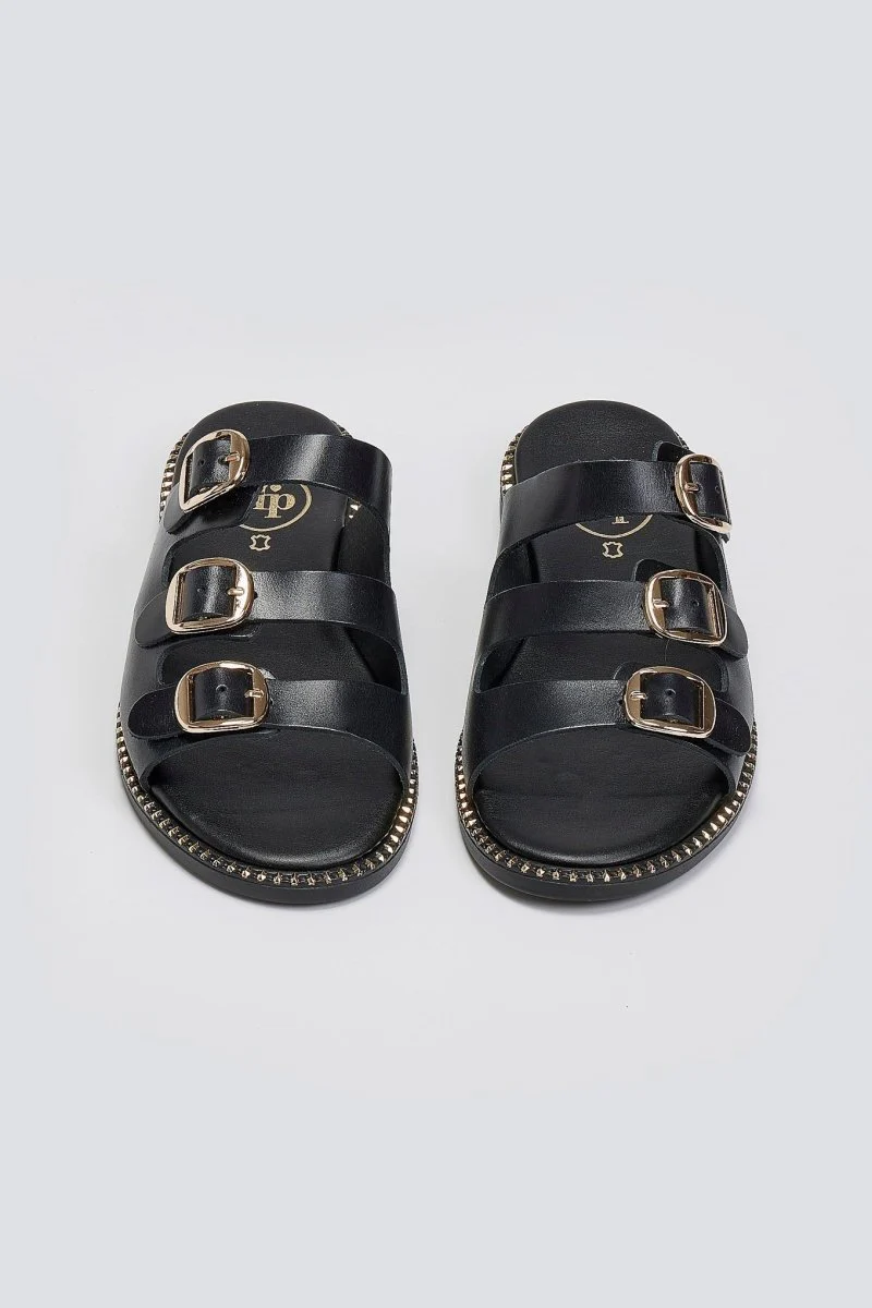 Σανδάλια από δερμάτινο nubuck - Μαύρο - Image 6