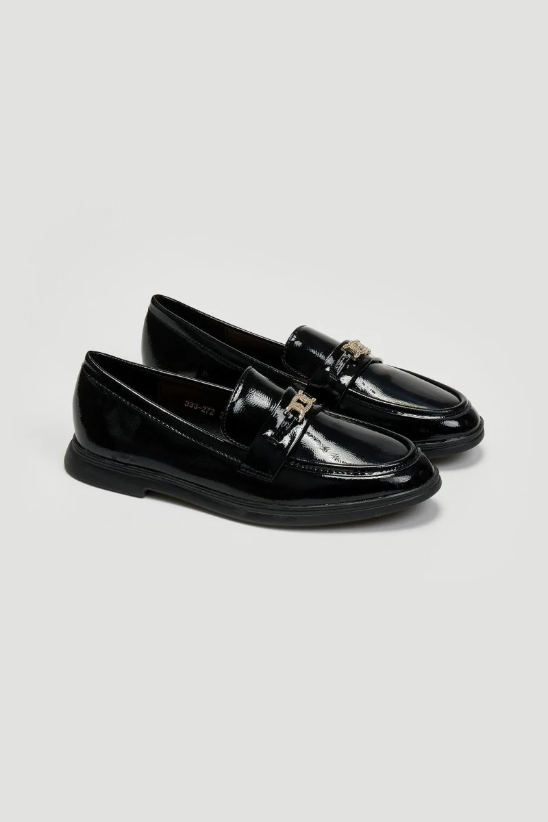 Λουστρίνι loafers - Μαύρο