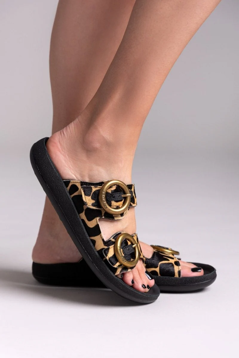 Σανδάλια με animal print - λεοπάρδαλη - Image 8