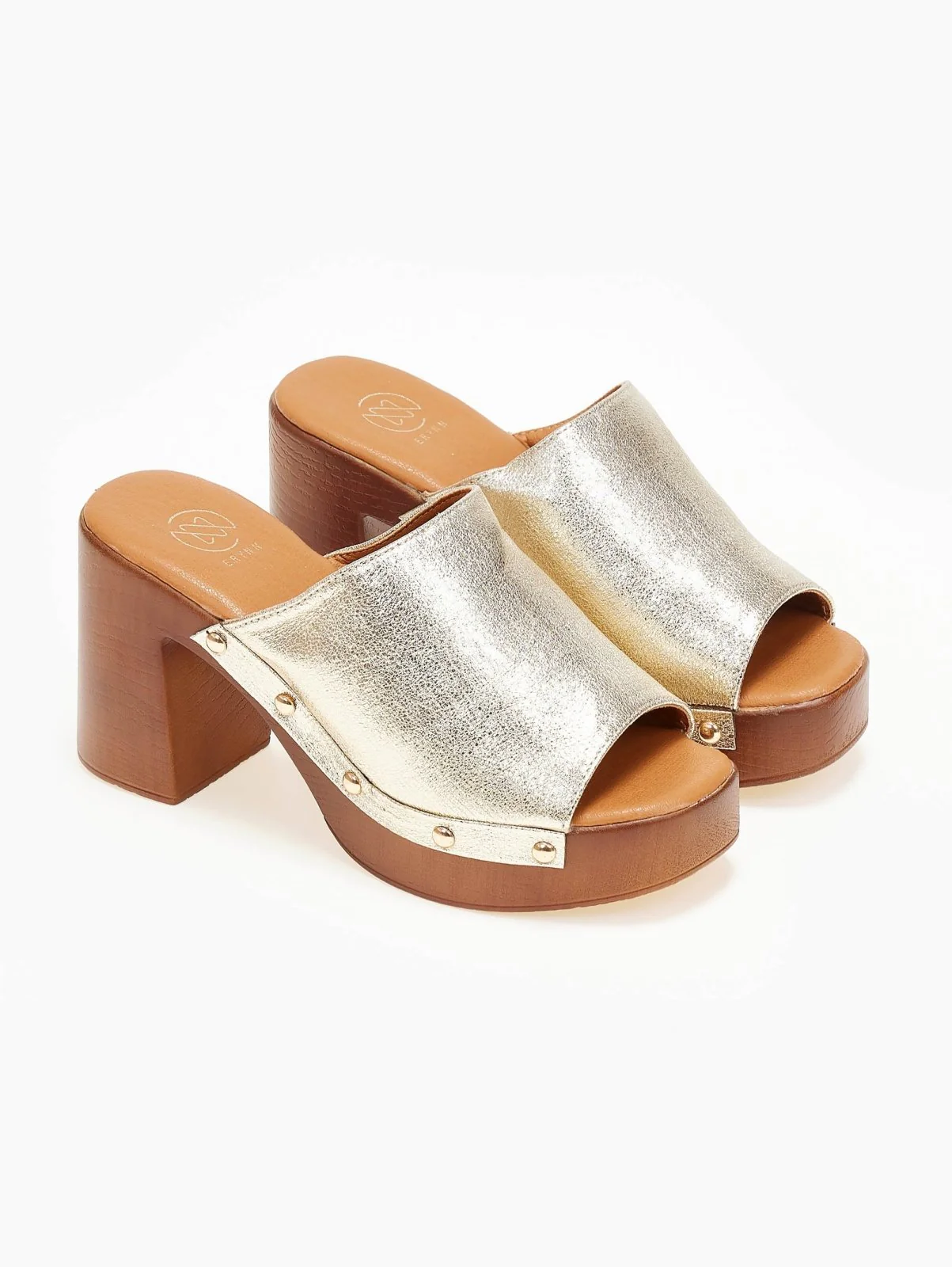 Clogs με Τρουκς - Χρυσό - Image 6