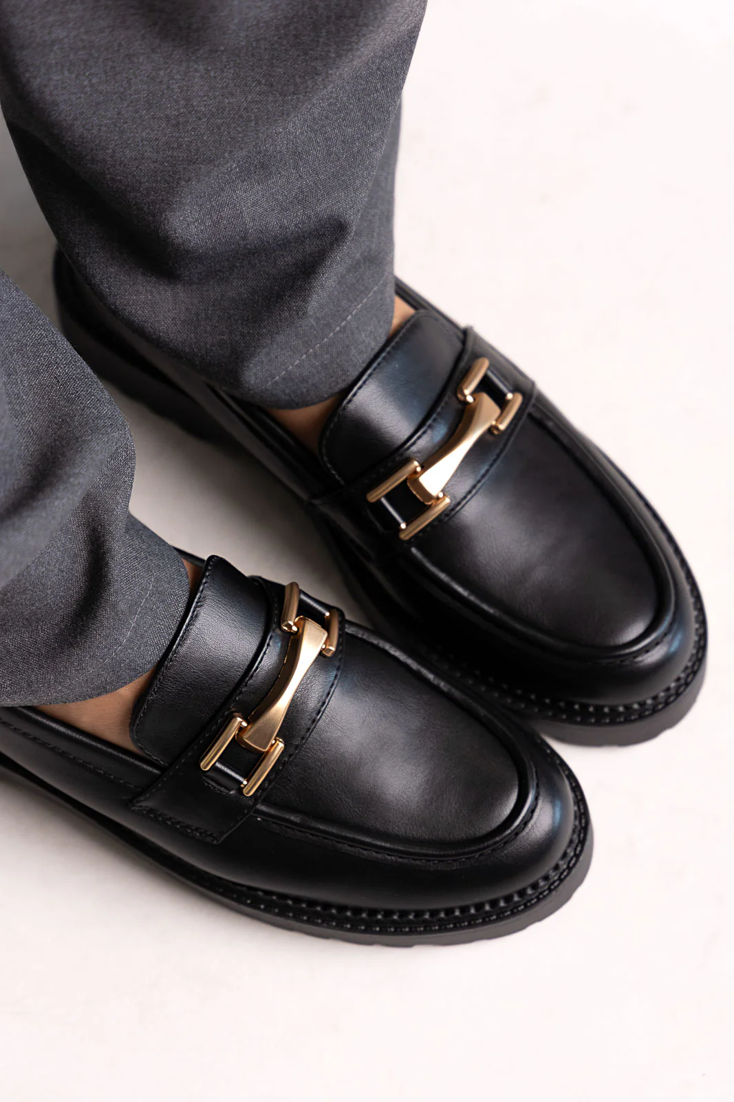Chunky Loafers - Μαύρο Ματ
