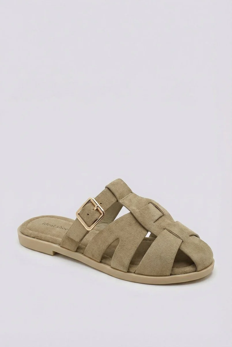 Fisherman Mules - Λαδί Σουέντ - Image 6