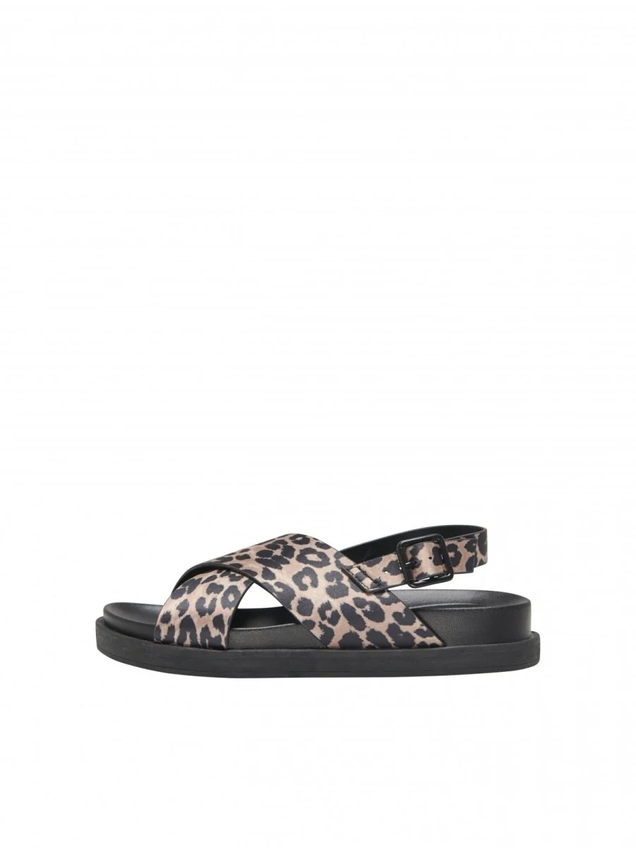 Σανδάλια flatform crossover - Λεοπάρ - Image 3