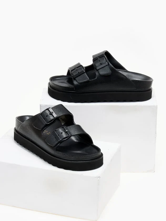 Παντόφλες Flatform - Μαύρο - Image 2