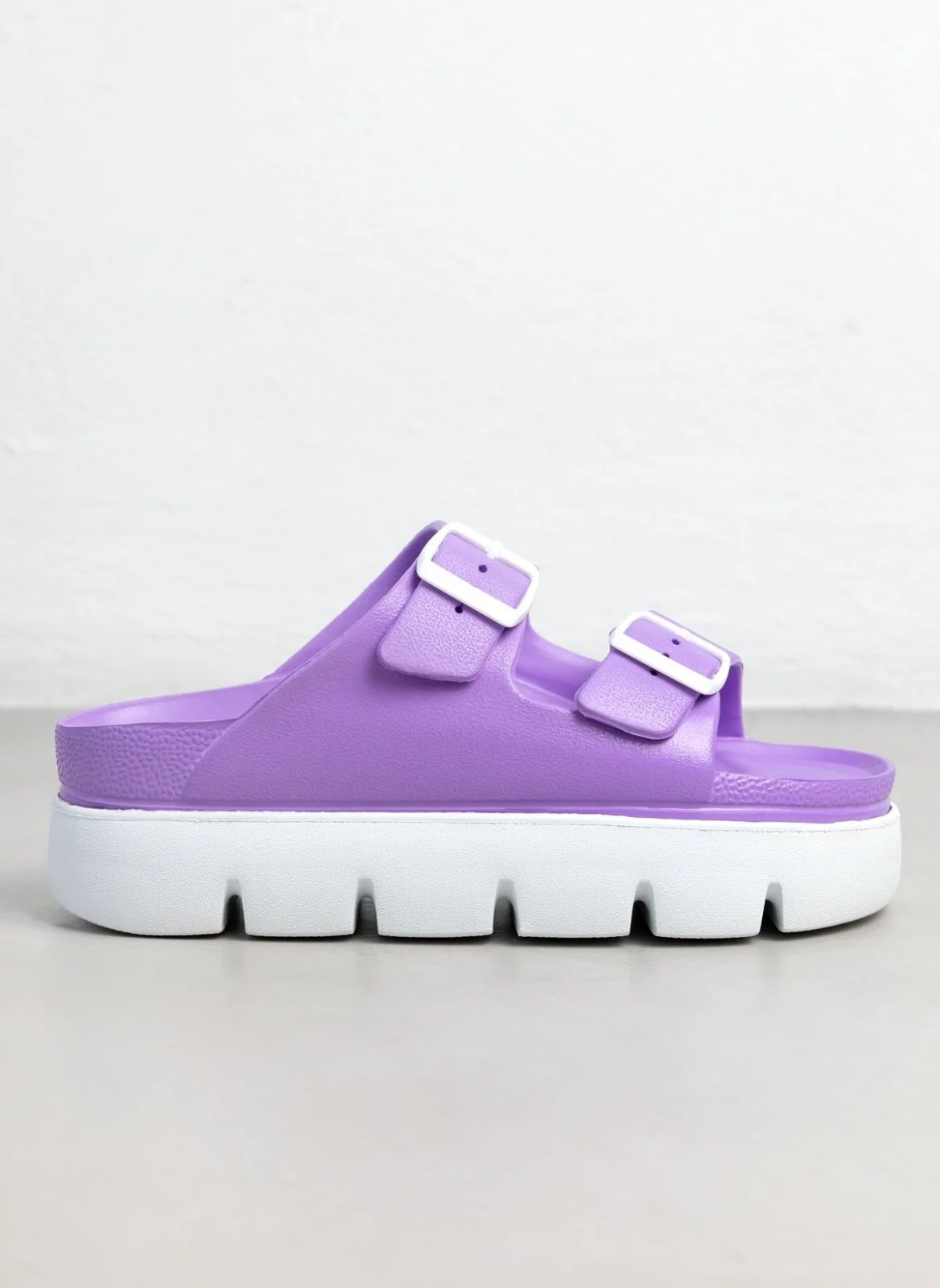 Slides Flatform με αγκράφα - Λιλά - Image 9