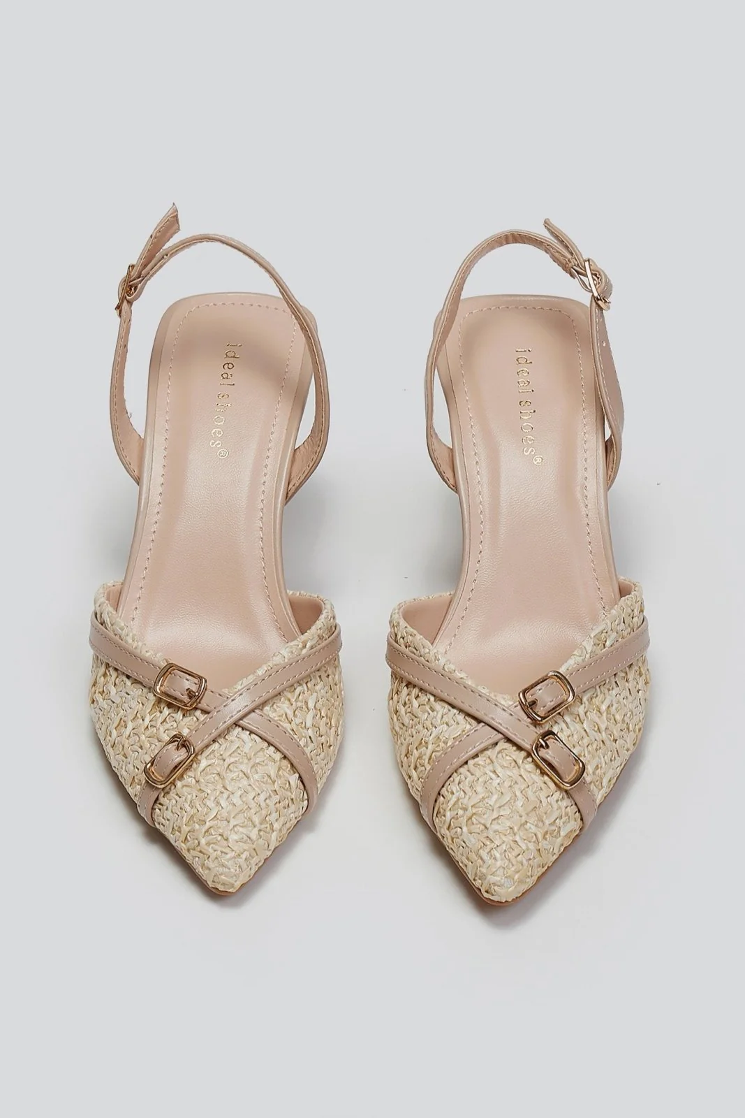 Γόβες Slingback - Μπεζ - Image 4