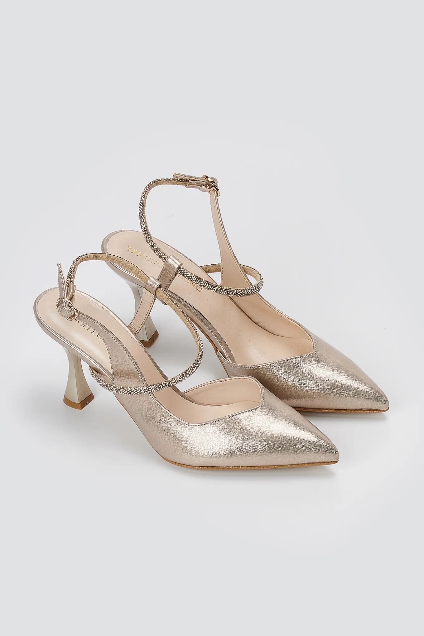 Γόβες Slingback - Μπεζ Πέρλα - Image 3