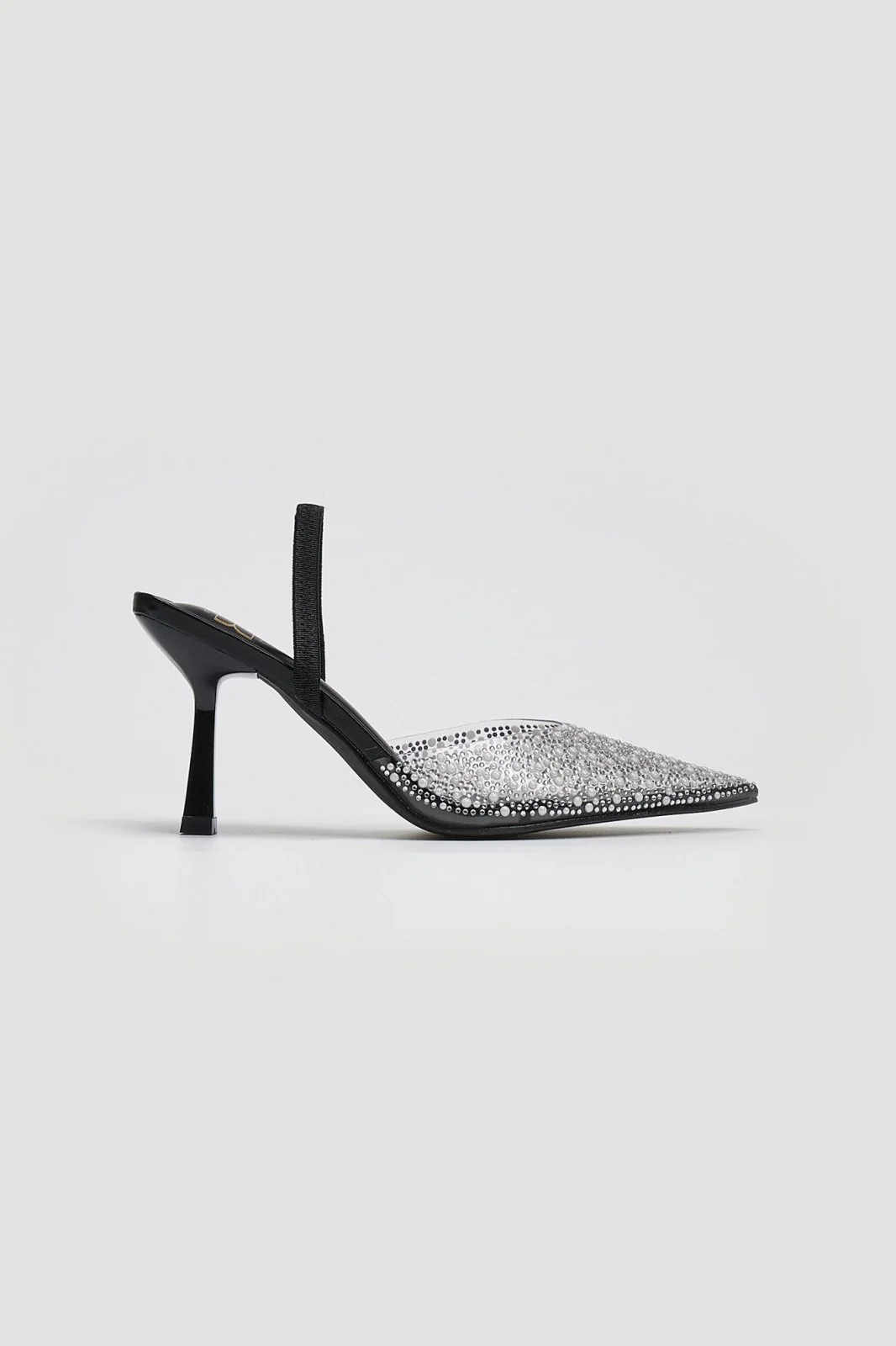 Γόβες με διαφάνεια slingback - Μαύρο - Image 7