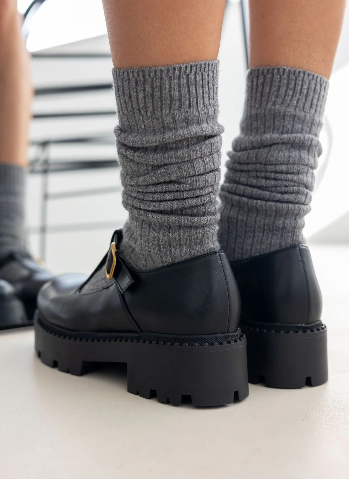 Loafers Mary Jane - Μαύρο - Image 5