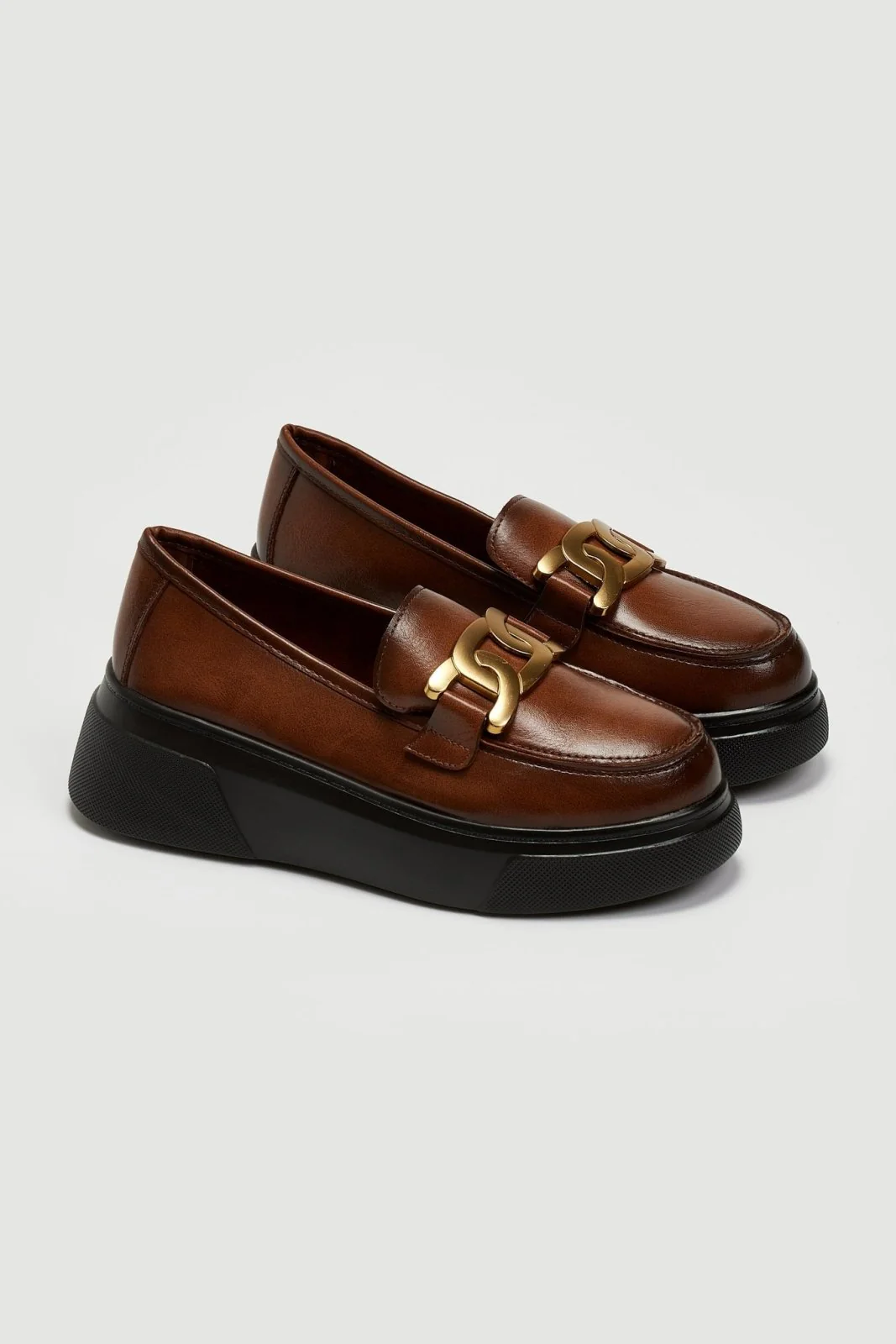 Loafers με αγκράφα - Ταμπά - Image 3