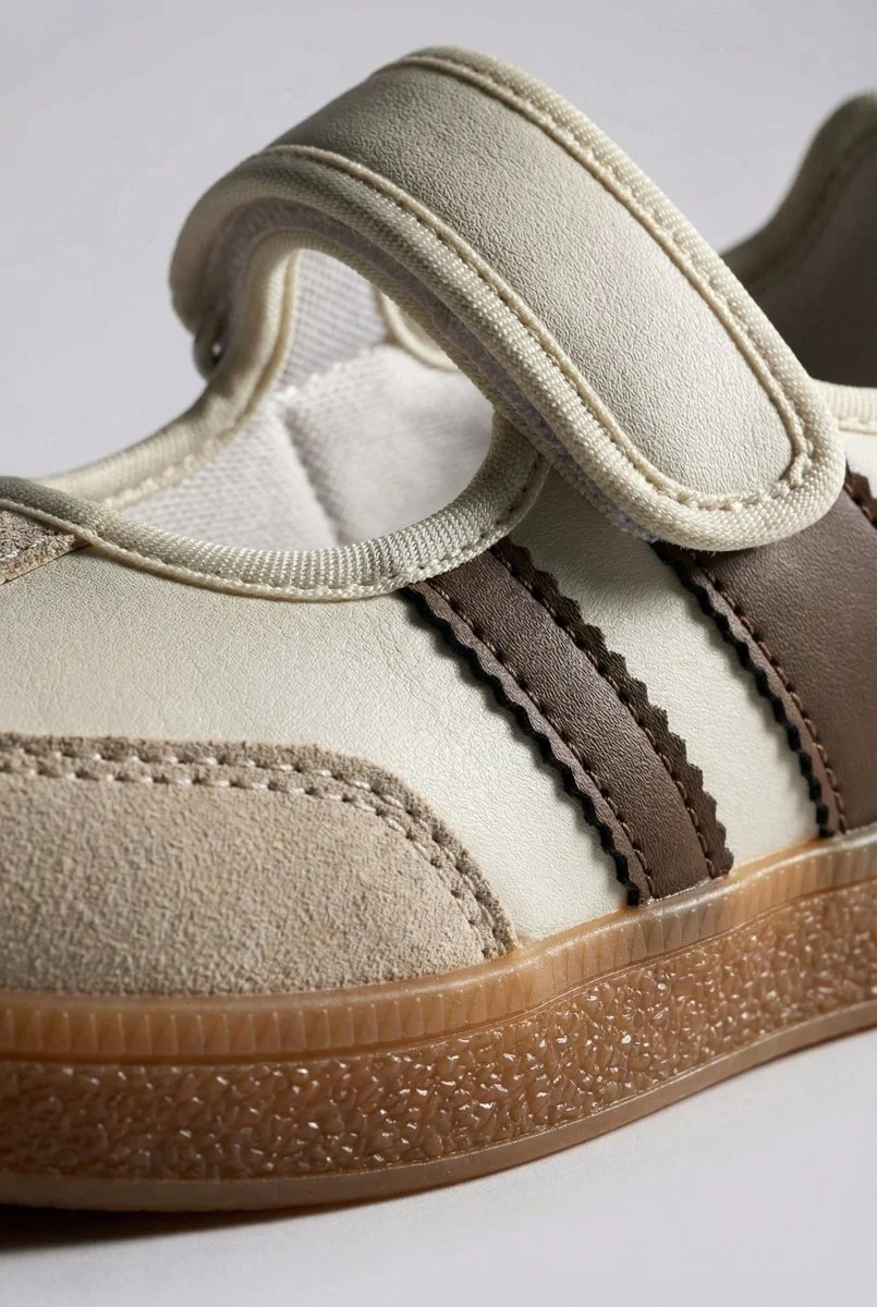 Mary Jane Sneakers - Μπεζ Ματ - Image 3