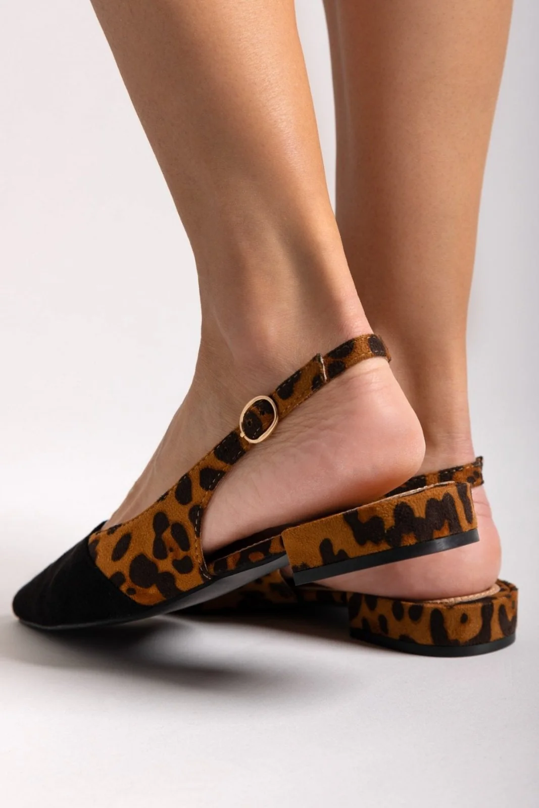 Μυτερές μπαλαρίνες slingback - λεοπάρ - Image 2