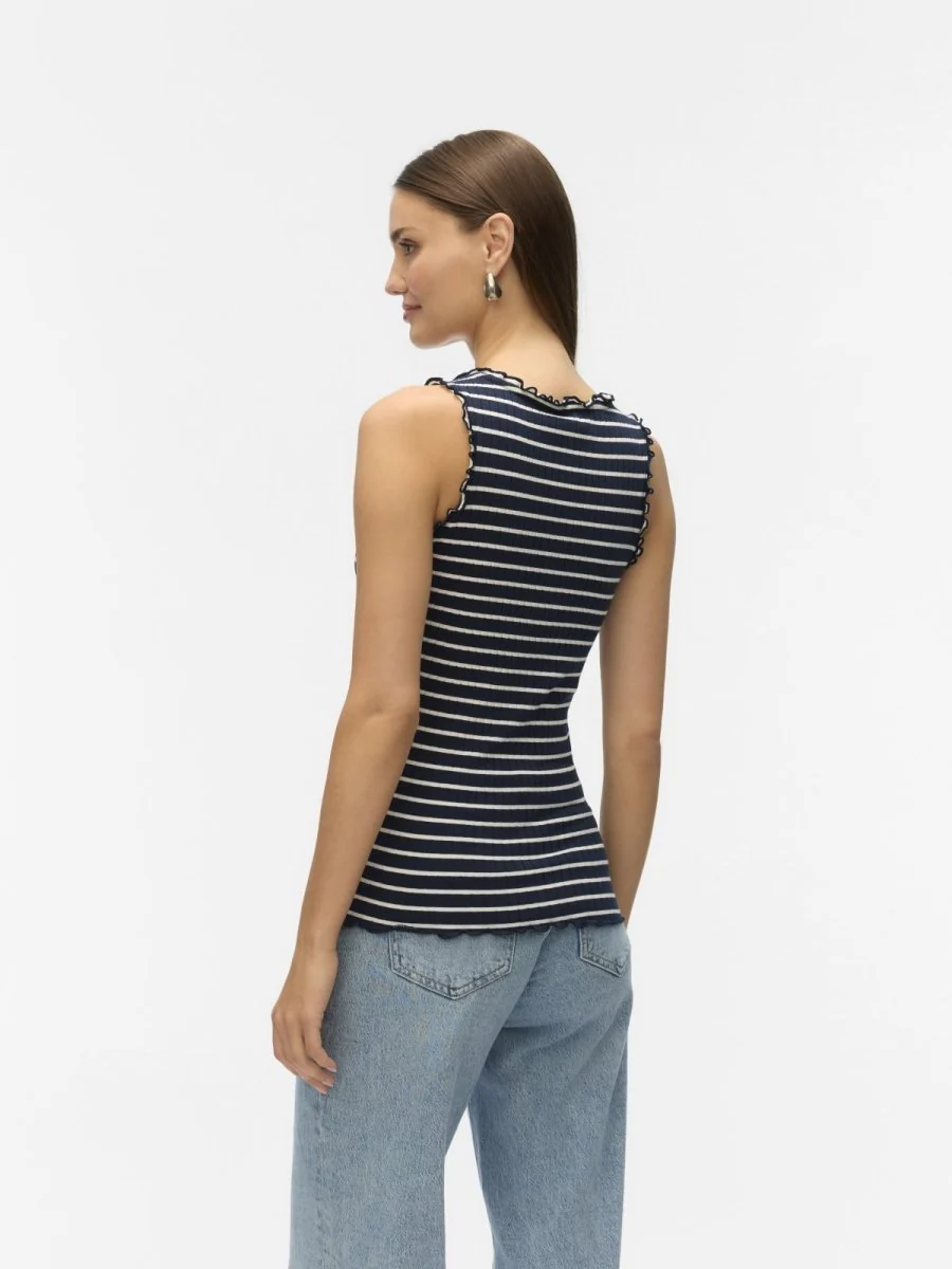 Μπλούζα αμάνικη Vero Moda 10329688 - Μπλε σκούρο - Image 4
