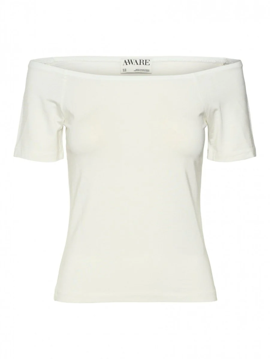 Μπλούζακι Off-shoulder - Λευκό