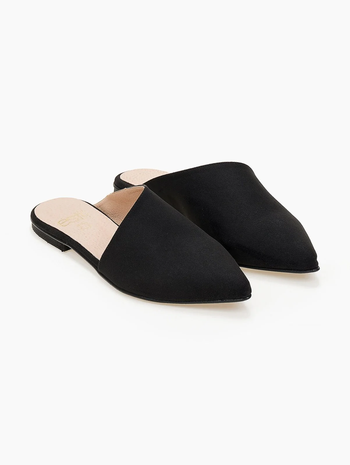 Μυτερά Mules - Μαύρο - Image 6