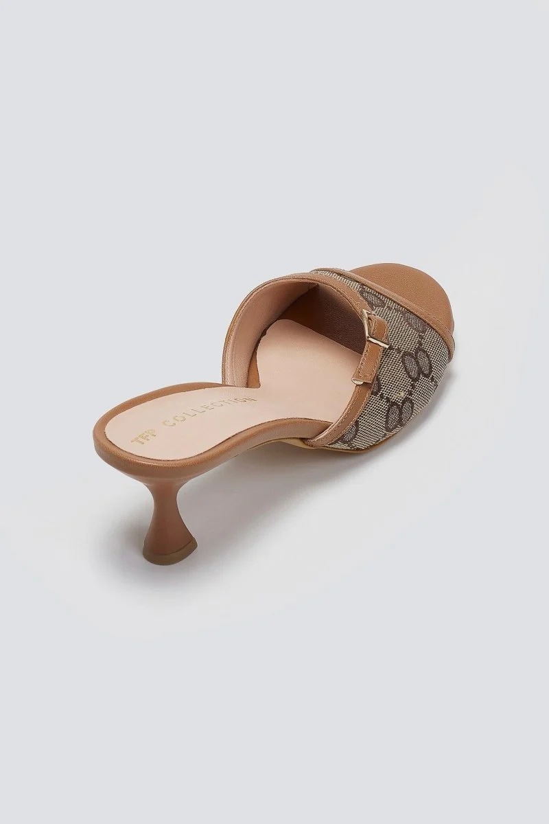 Mules ανοιχτά με print - Ταμπά - Image 7