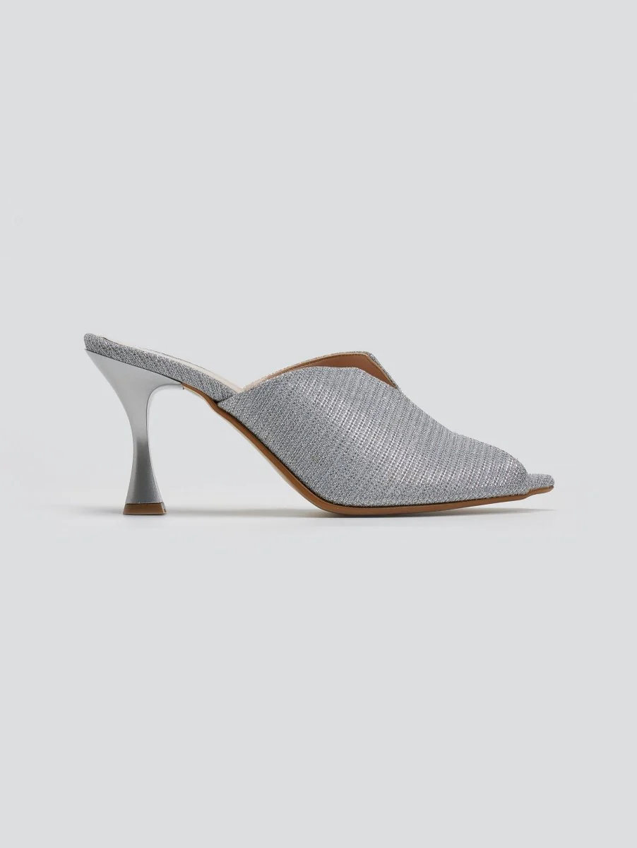 Γόβες Mules - Ασημί - Image 2