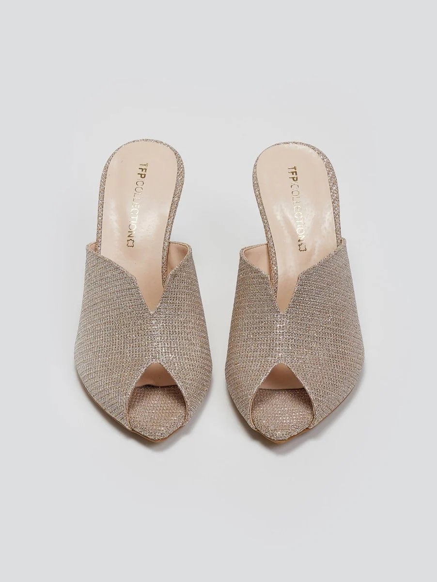 Γόβες Mules - Μπεζ - Image 3