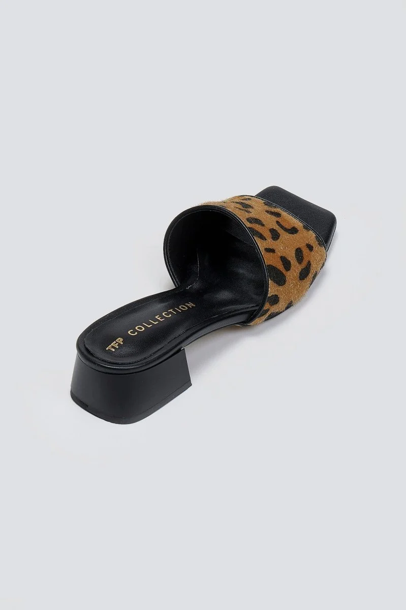 Mules ανοιχτά με animal print - Λεοπάρ - Image 6