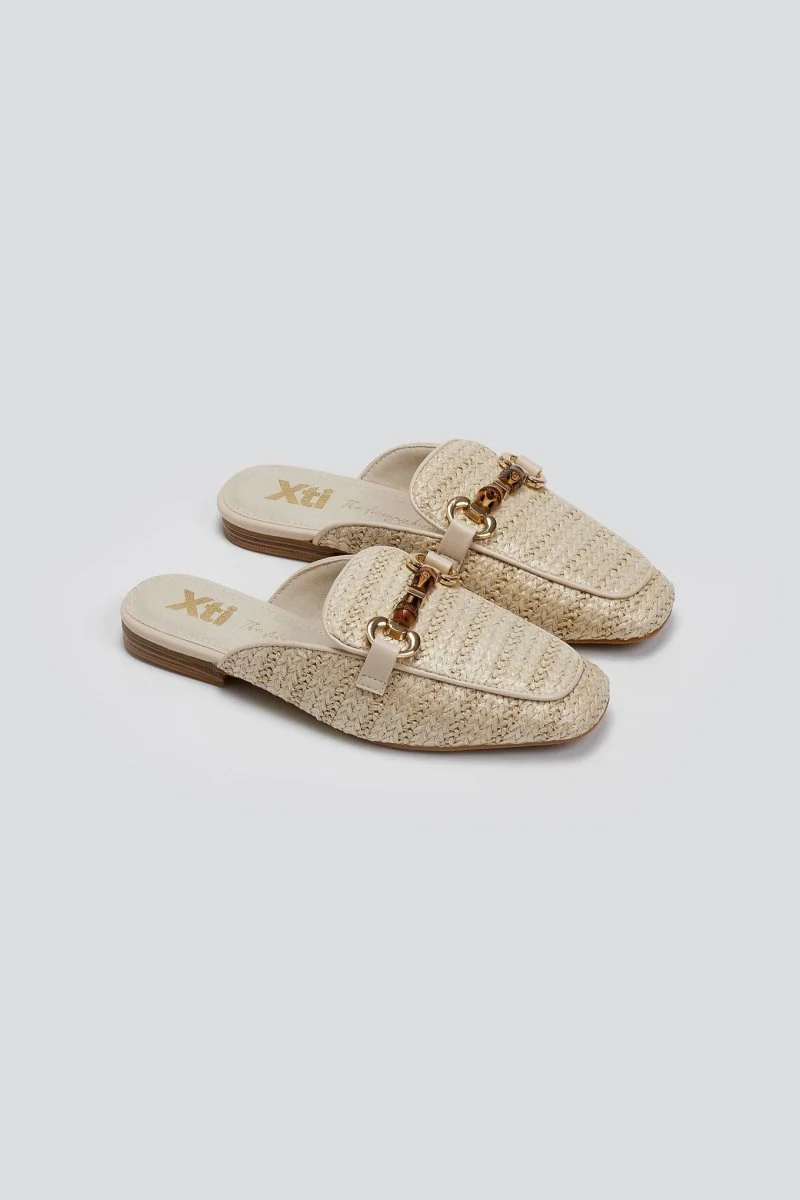 Ψάθινα Mules - Μπεζ - Image 3