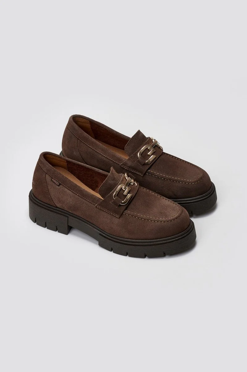 Σουέντ Δερμάτινα Loafers - Καφέ - Image 6