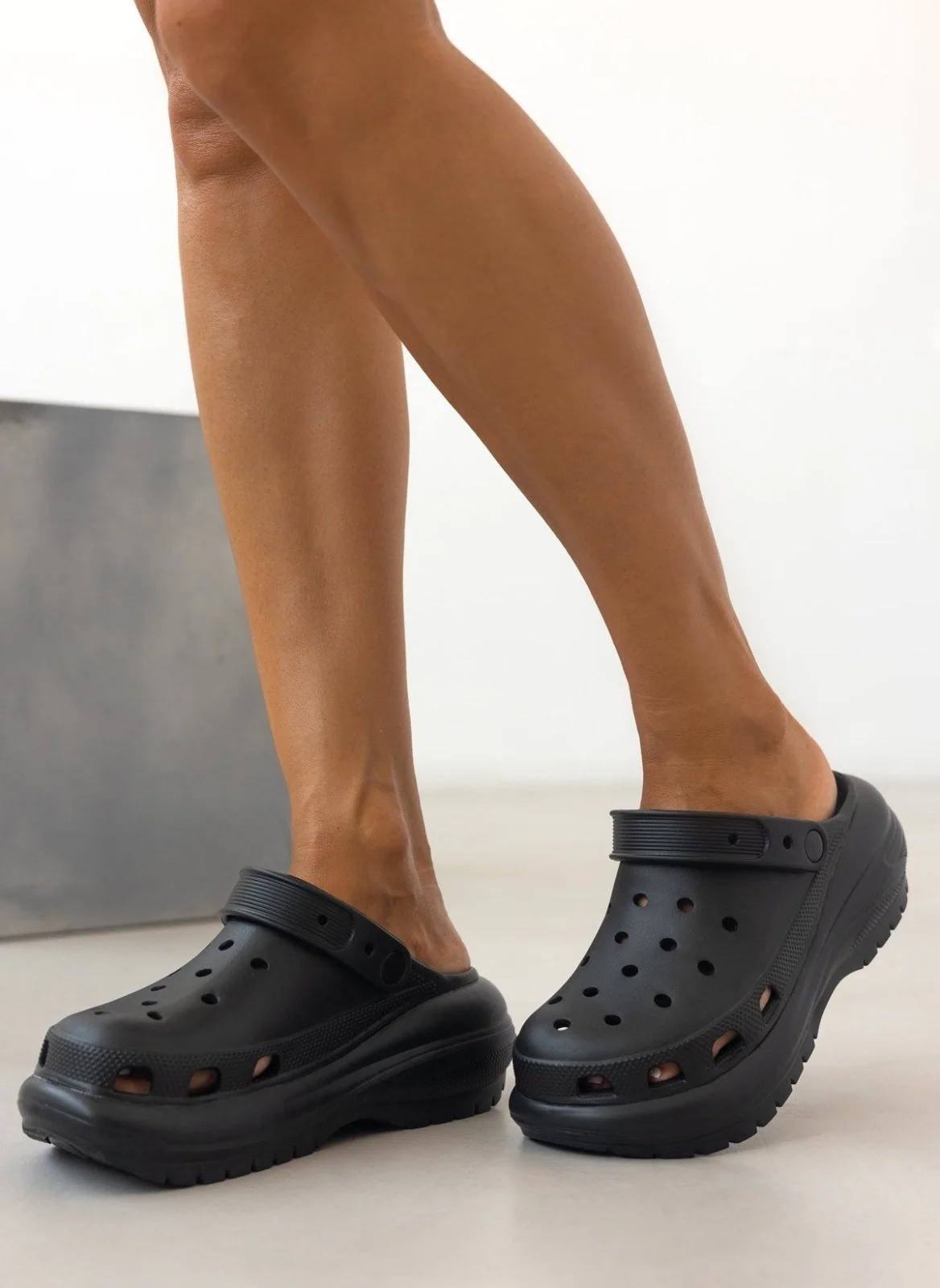 Σαμπό flatforms - Μαύρο - Image 6