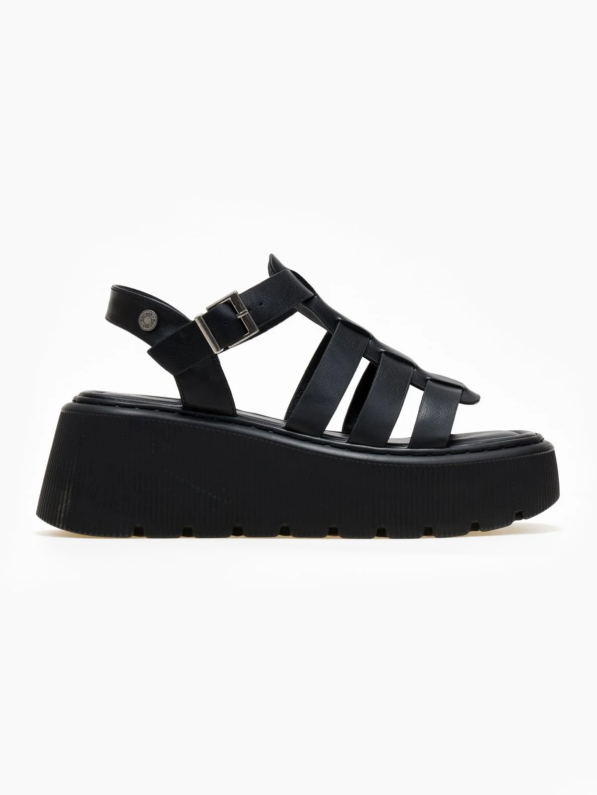 Σανδάλια Gladiator Flatform - Μαύρο