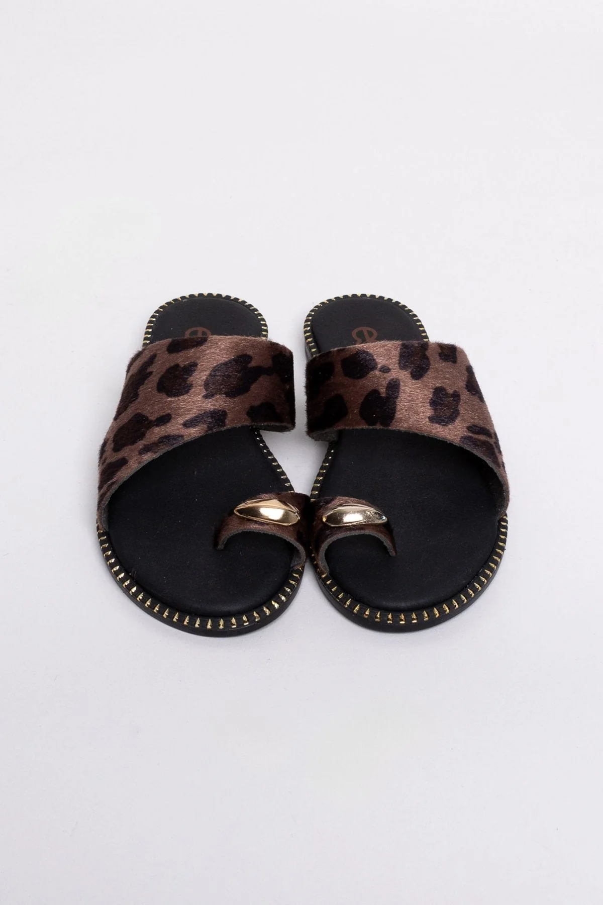 Σανδάλια animal print - Καφέ - Image 7