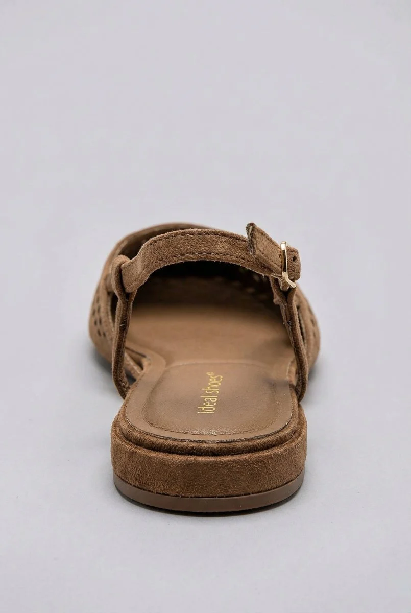 Μπαλαρίνες Slingback - Ταμπά Σουέντ - Image 6