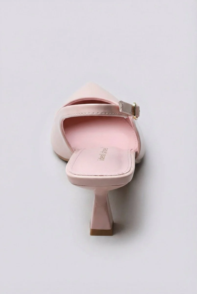 Γόβες Slingback - Ανοιχτό Ροζ Λουστρίνι - Image 7