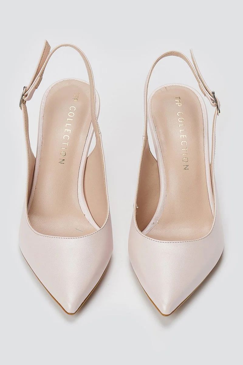 Γόβες Slingback - Ροζ Ματ - Image 5