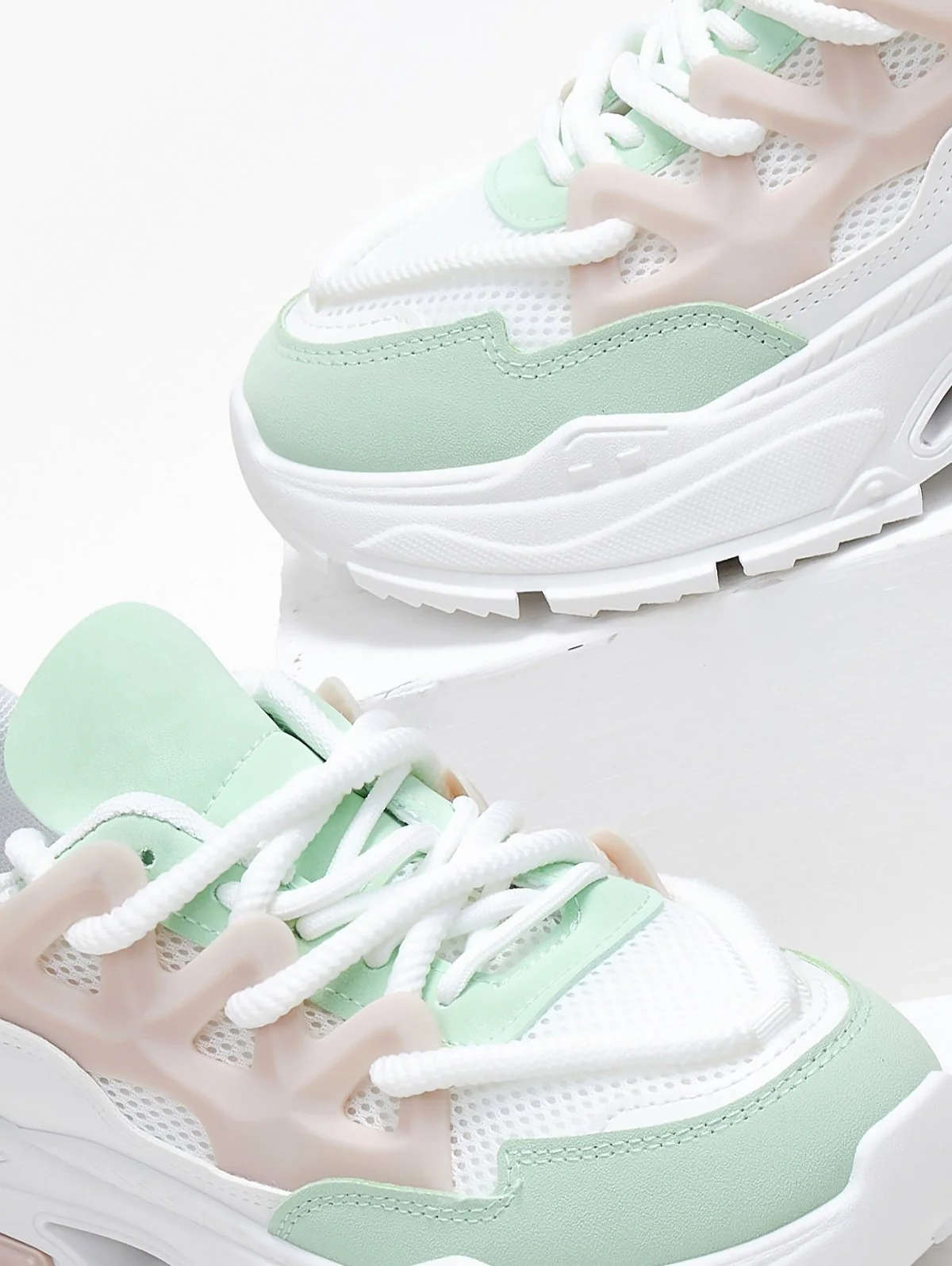 Chunky sneakers με σχέδιο - Πράσινο - Image 4