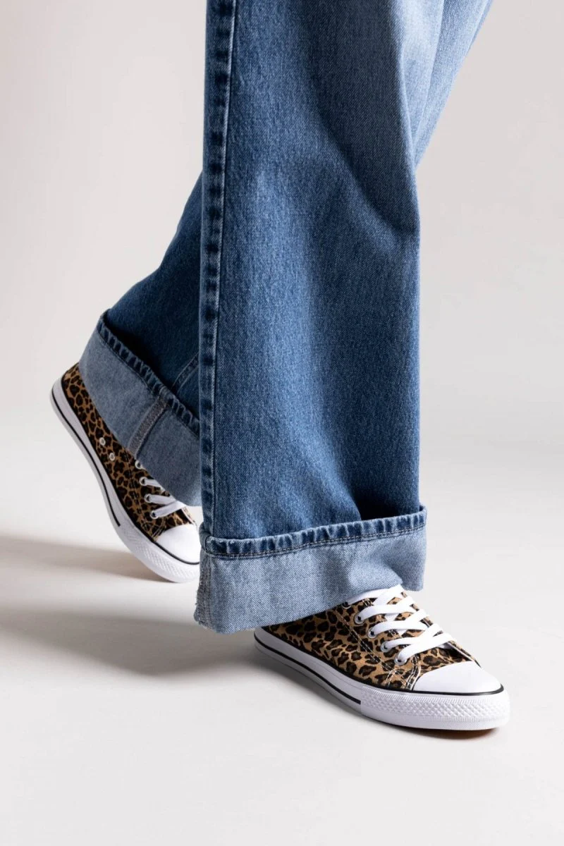 Πάνινα Sneakers - λεοπάρ - Image 3