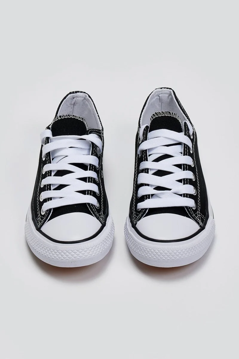 Πάνινα Sneakers - Μαύρο - Image 7