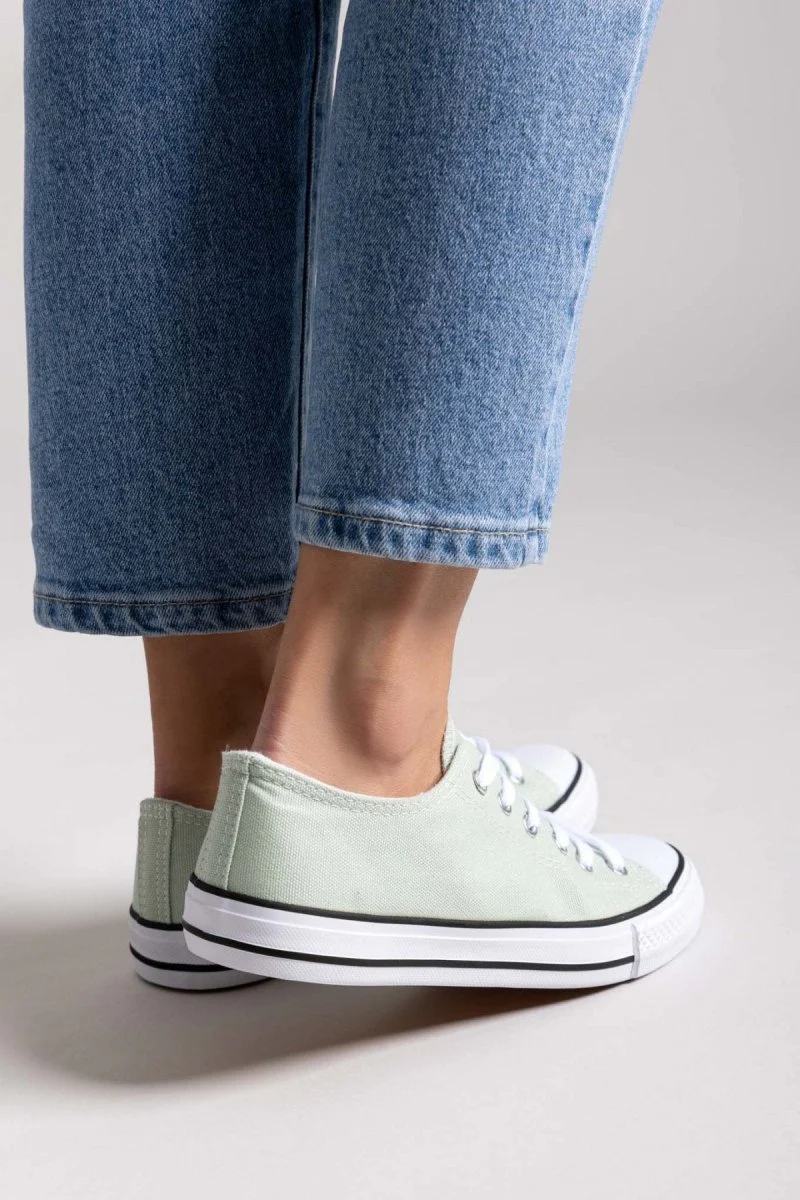 Πάνινα Sneakers - Μέντα - Image 5