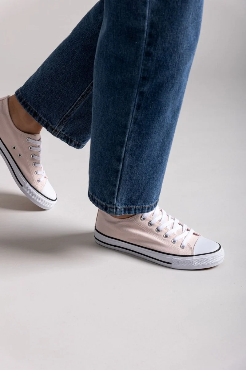 Πάνινα Sneakers - σομόν - Image 4