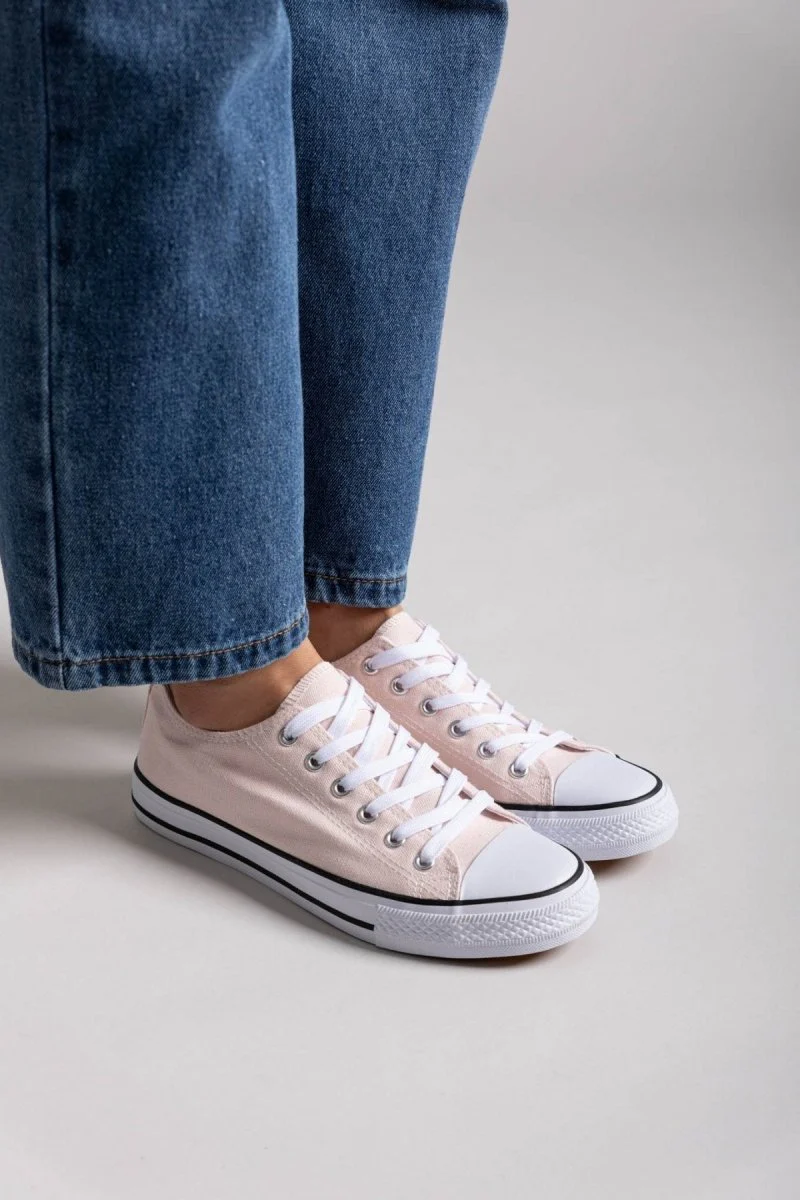 Πάνινα Sneakers - σομόν - Image 6