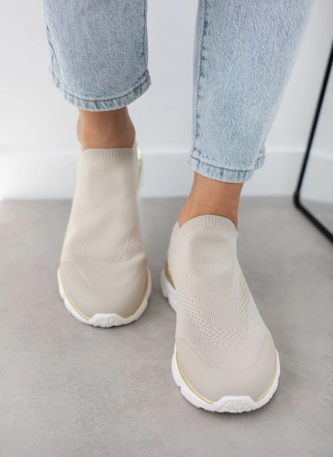 Slip On Sneakers - Μπεζ - Image 7
