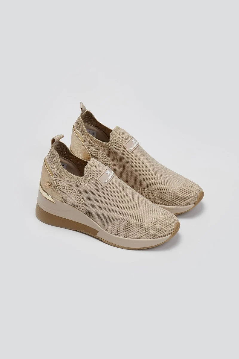 Wedge Sneakers - Μπεζ - Image 4