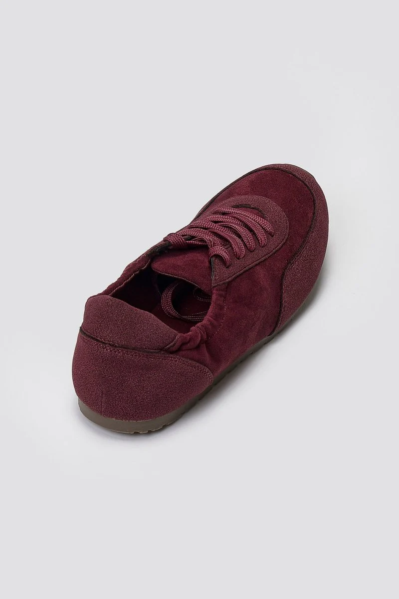 Σουέτ χαμηλά sneakers - μπορντό σουέτ - Image 7