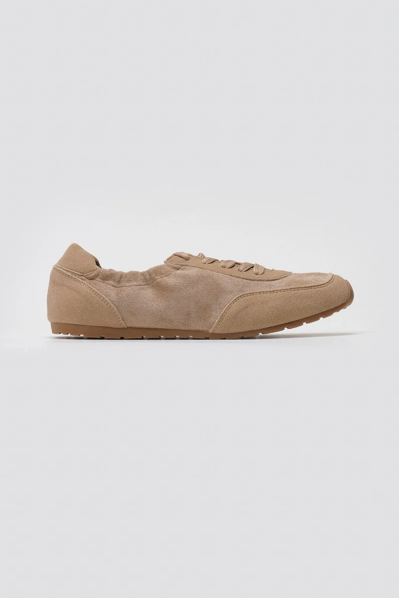 Σουέτ χαμηλά sneakers - ταμπά σουέτ - Image 4