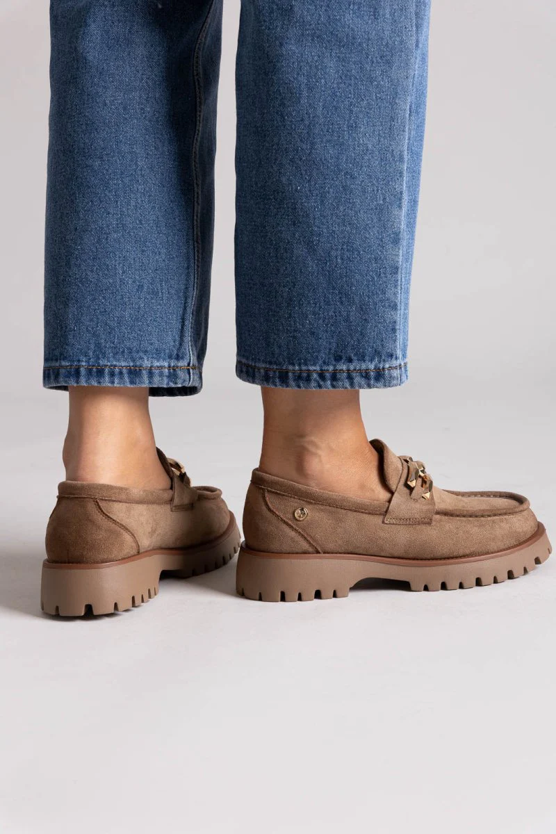 Suede Loafers - Μπεζ Σουέντ - Image 5